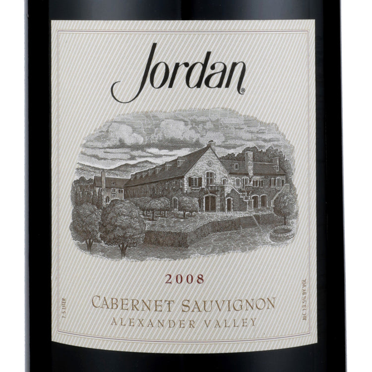Jordan Cabernet Sauvignon Library Release Alexander Valley 2008 - 1.5L - Front Label