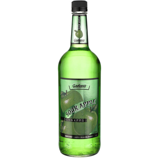 Gaetano Sour Apple Schnapps 30 - 1.0L - Front