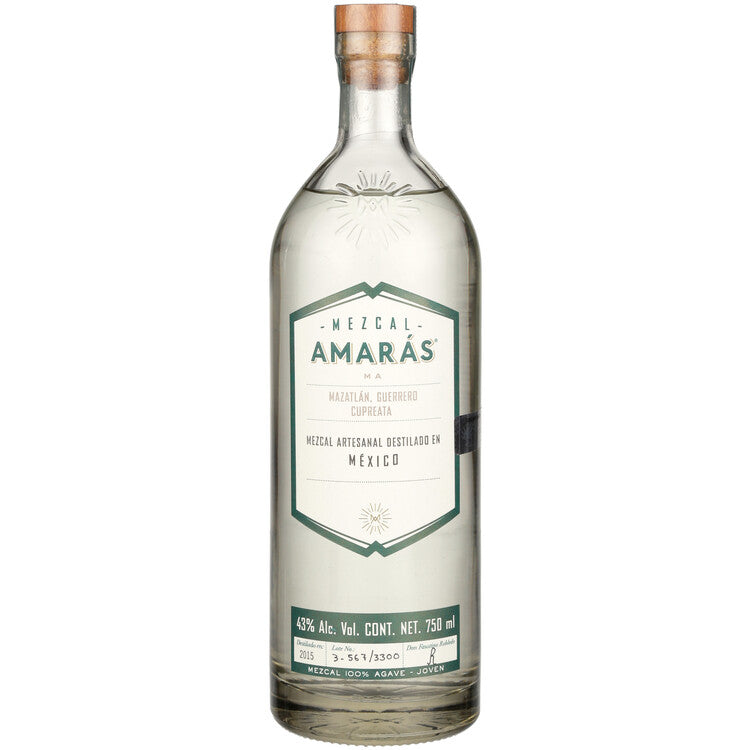 Amaras Mezcal Cupreata Joven 86 - 750ML - Front