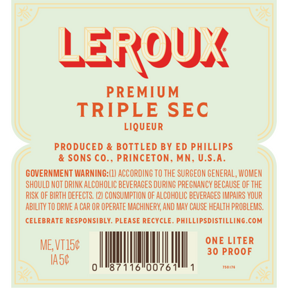 Leroux Rock & Rye 60 - 1.0L