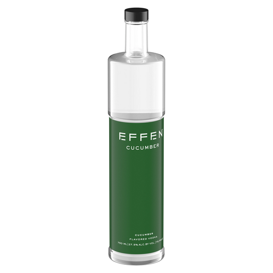 Effen Cucumber Flavored Vodka 75 - 750ML - Front Label