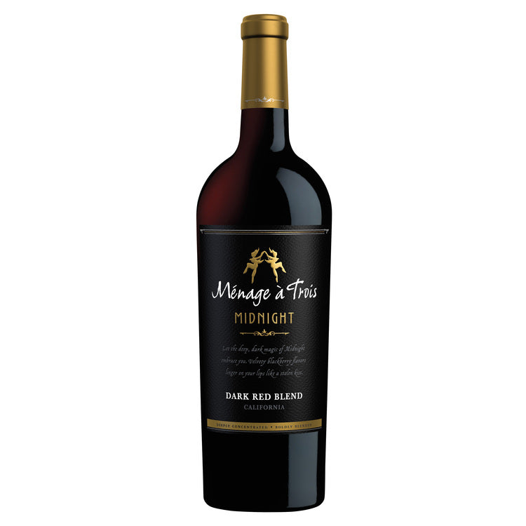 Menage A Trois Dark Red Blend Midnight California - 750ML - Front