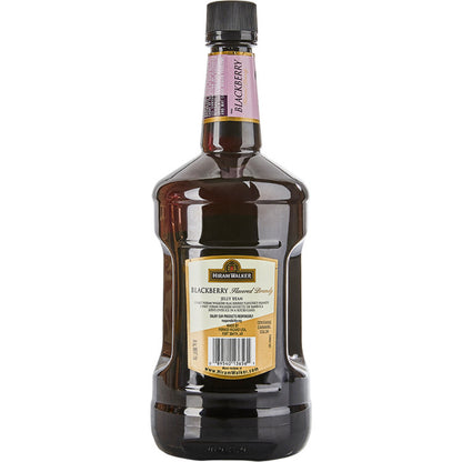 Hiram Walker Blackberry Flavored Brandy 70 - 1.75L - Back