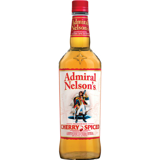 Admiral Nelson's Cherry Spiced Rum 60 - 1.0L - Front