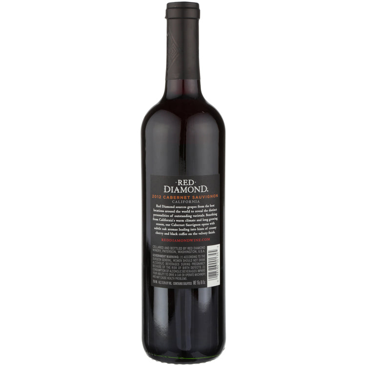 Red Diamond Cabernet Sauvignon California - 750ML - Back