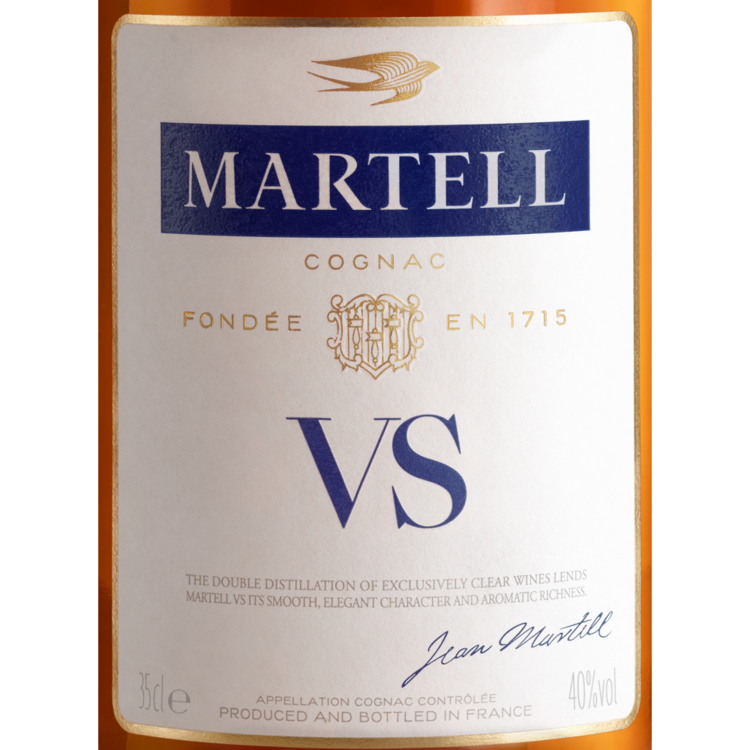 Martell Cognac Vs 80 - 375ML - Front Label