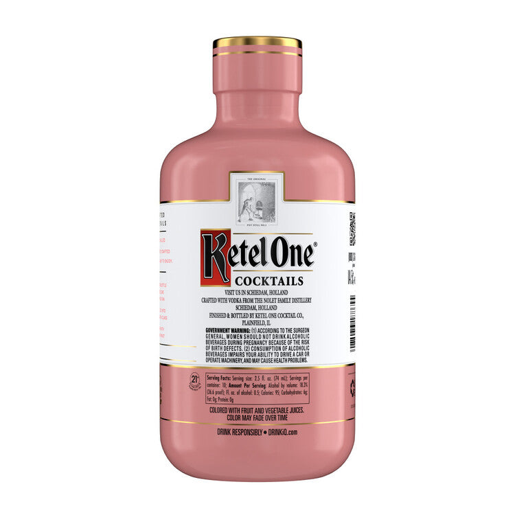 Ketel One Cocktail Cosmopolitan Collection 36.6 - 750ML - Back