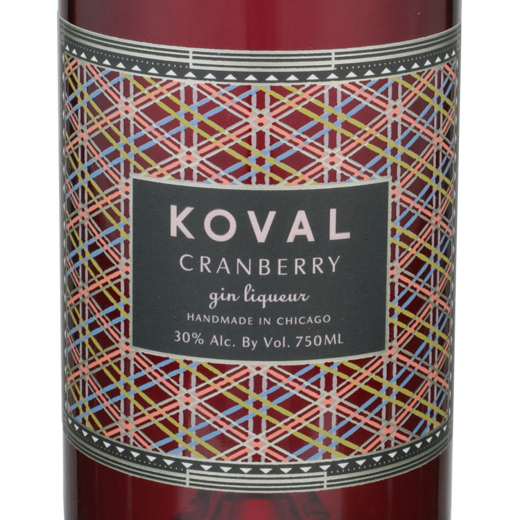 Koval Cranberry Gin Liqueur 60 - 750ML - Front Label