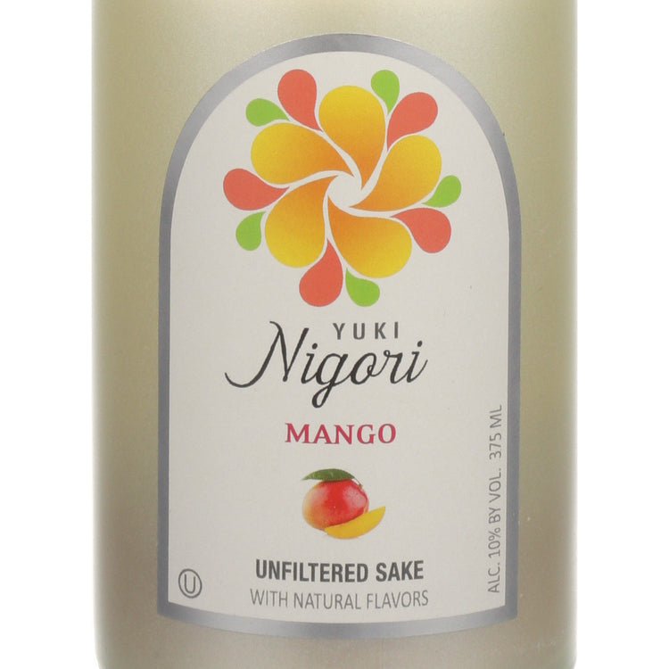 Yuki Mango Flavored Nigori Sake - 375ML - Front Label