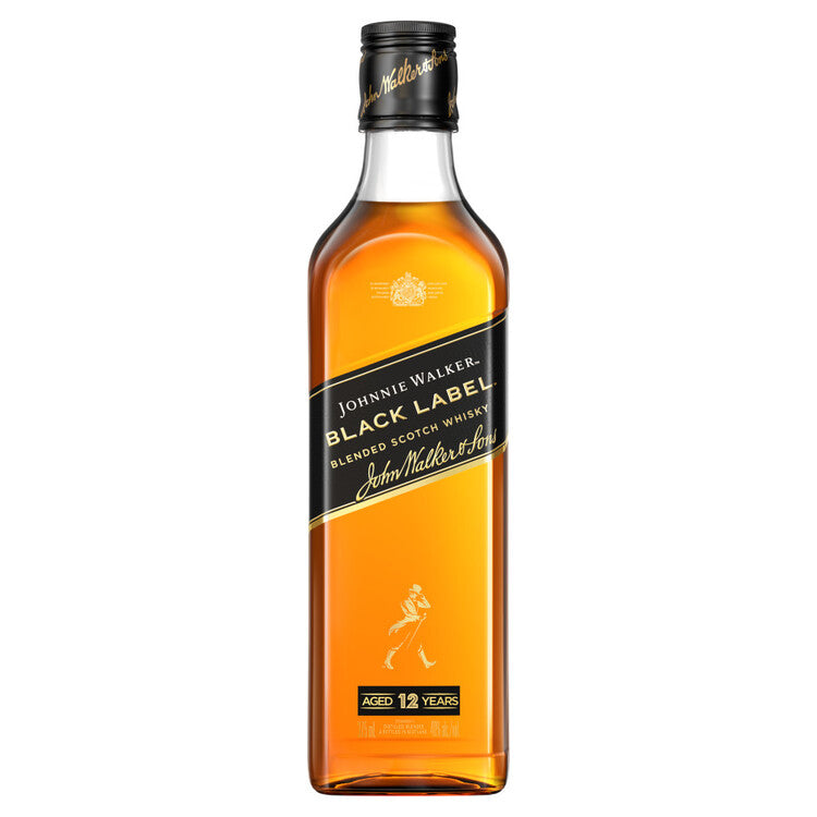 Johnnie Walker Blended Scotch Black Label 12 Yr 80 - 375ML - Front