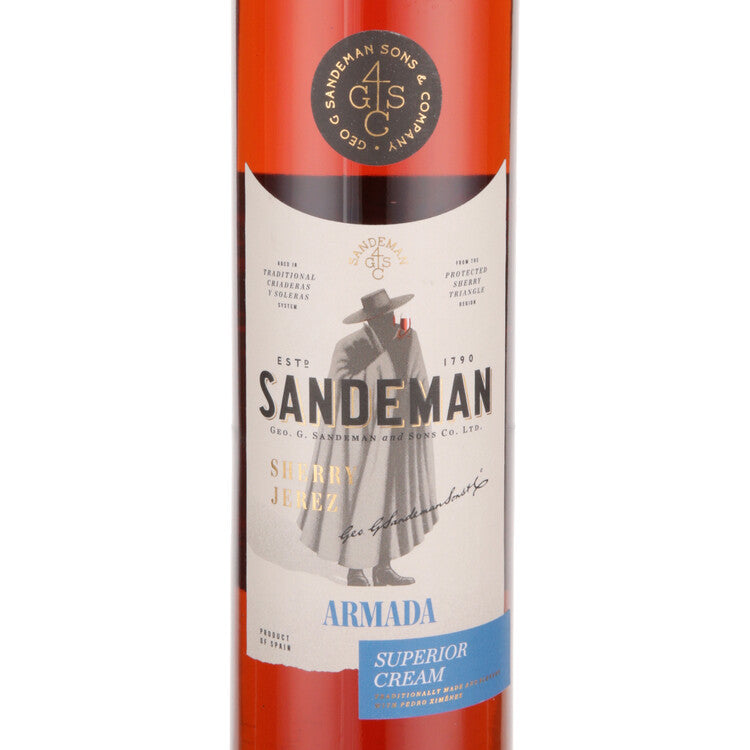 Sandeman Sherry Armada Superior Cream - 500ML - Front Label