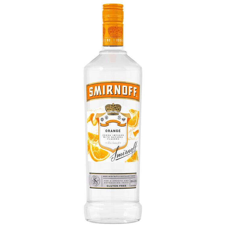 Smirnoff Orange Flavored Vodka 60 - 1.0L - Front