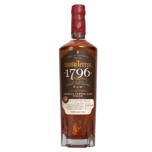 Santa Teresa Dark Rum 1796 Triple Aged Solera Special Edition Arabica - 750ML - Front
