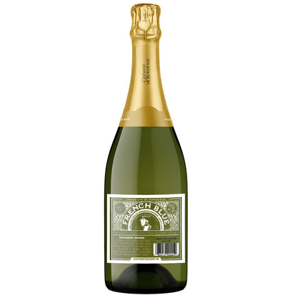 French Blue Cremant De Bordeaux Brut - 750ML - Back