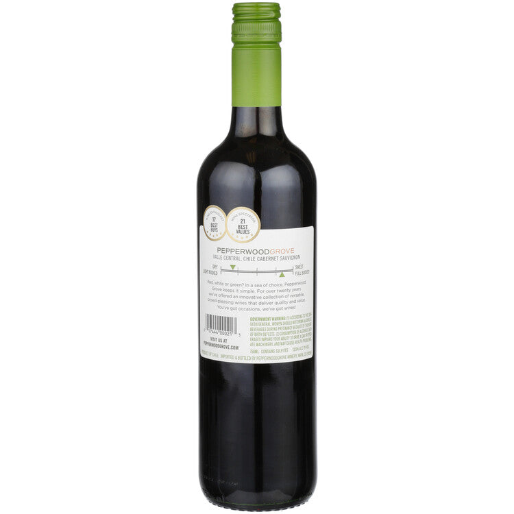 Pepperwood Grove Cabernet Sauvignon International - 750ML - Back