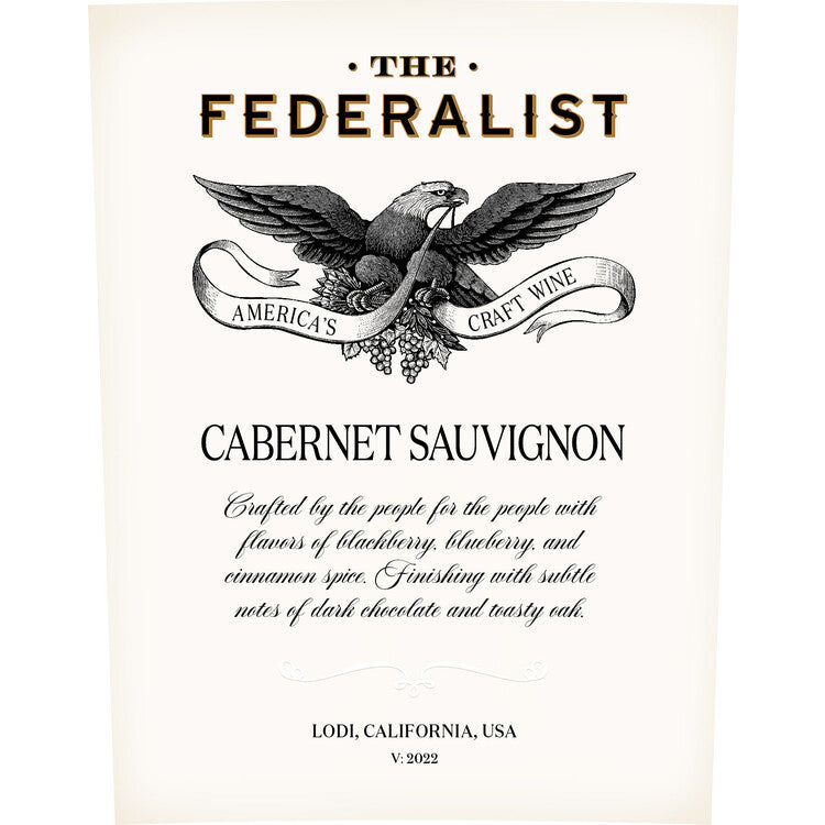 The Federalist Cabernet Sauvignon Lodi - 750ML - Front Label