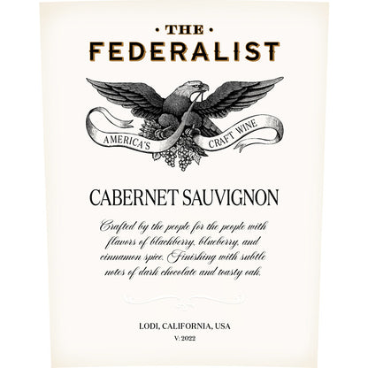 The Federalist Cabernet Sauvignon Lodi - 750ML - Front Label