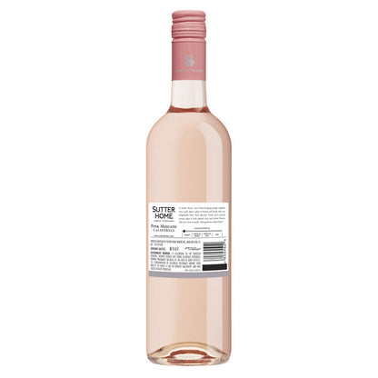 Sutter Home Pink Moscato California - 750ML - Back