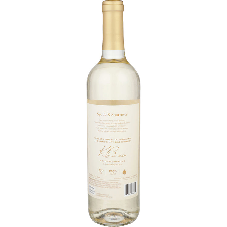 Spade & Sparrows Pinot Grigio California - 750ML - Back