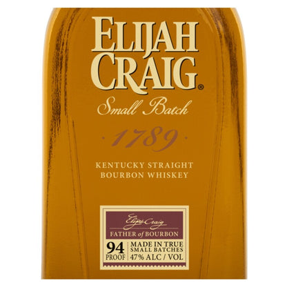 Elijah Craig Straight Bourbon Small Batch 94 - 50ML - Front Label
