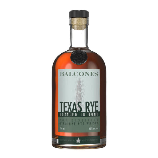 Balcones Straight Rye Whiskey Texas Rye Bottled In Bond 100 - 750ML - Front