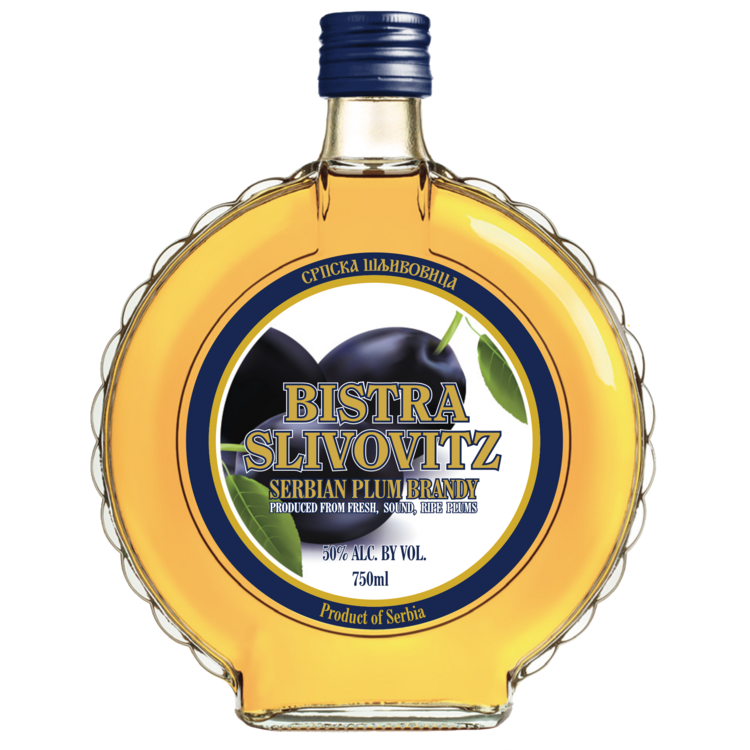 Bistra Slivovitz 100 - 750ML - Front