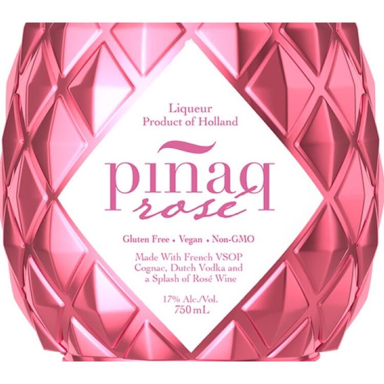 Pinaq Rose Liqueur 34 - 750ML - Front Label