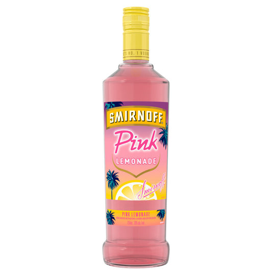 Smirnoff Pink Lemonade Flavored Vodka 60 - 750ML - Front