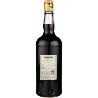 Trader Vic's Dark Rum 80 - 1.0L - Back