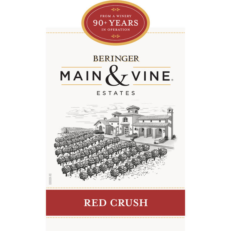 Beringer Main & Vine Red Crush California - 1.5L - Front Label