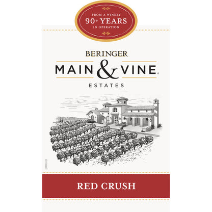 Beringer Main & Vine Red Crush California - 1.5L - Front Label