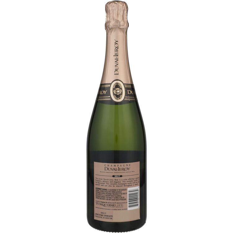 Duval Leroy Champagne Brut Reserve - 750ML - Back