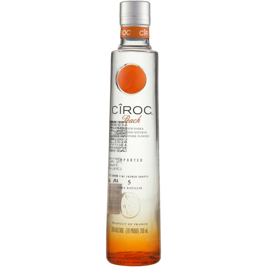 Ciroc Peach Flavored Vodka 70 - 200ML - Front