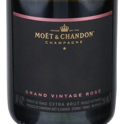 Moet & Chandon Champagne Brut Rose Grand Vintage 2015 - 750ML - Front Label