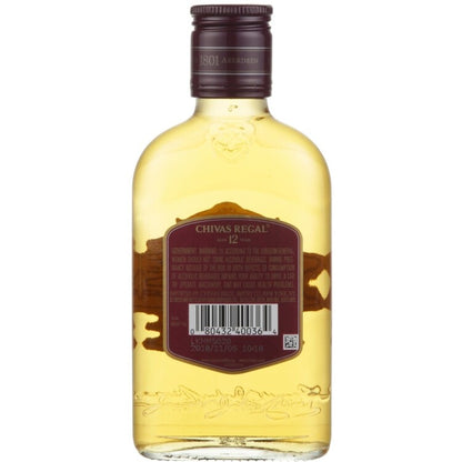 Chivas Regal Blended Scotch 12 Yr 80 - 200ML - Back
