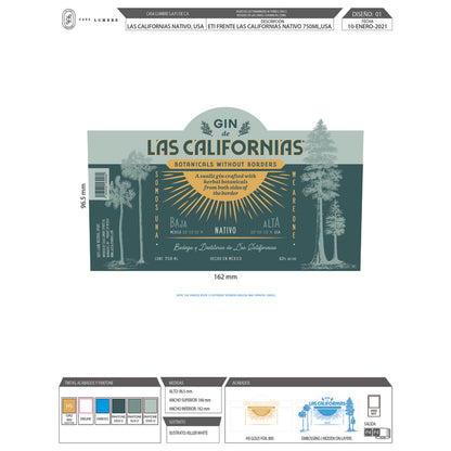 Las Californias Gin Nativo 84 - 750ML