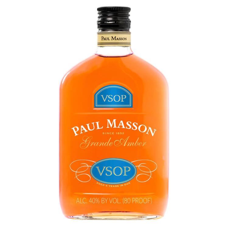 Paul Masson Brandy Grande Amber Vsop 4 Yr 80 - 375ML - Front