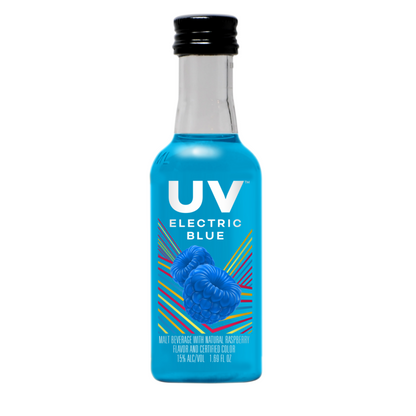 Uv Blue Raspberry Flavored Vodka 60 - 50ML - Front