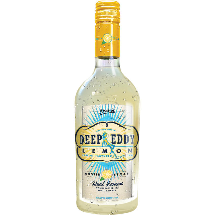 Deep Eddy Lemon Flavored Vodka 70 - 375ML - Front