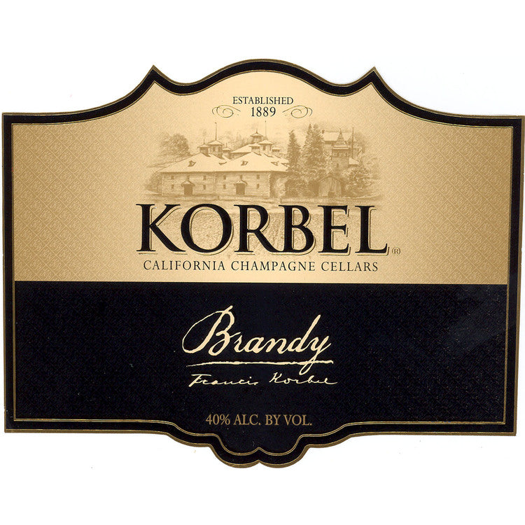Korbel Brandy 80 - 750ML - Front Label