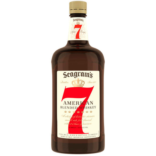 Seagram's Blended American Whiskey 7 Crown 80 - 1.75L - Front