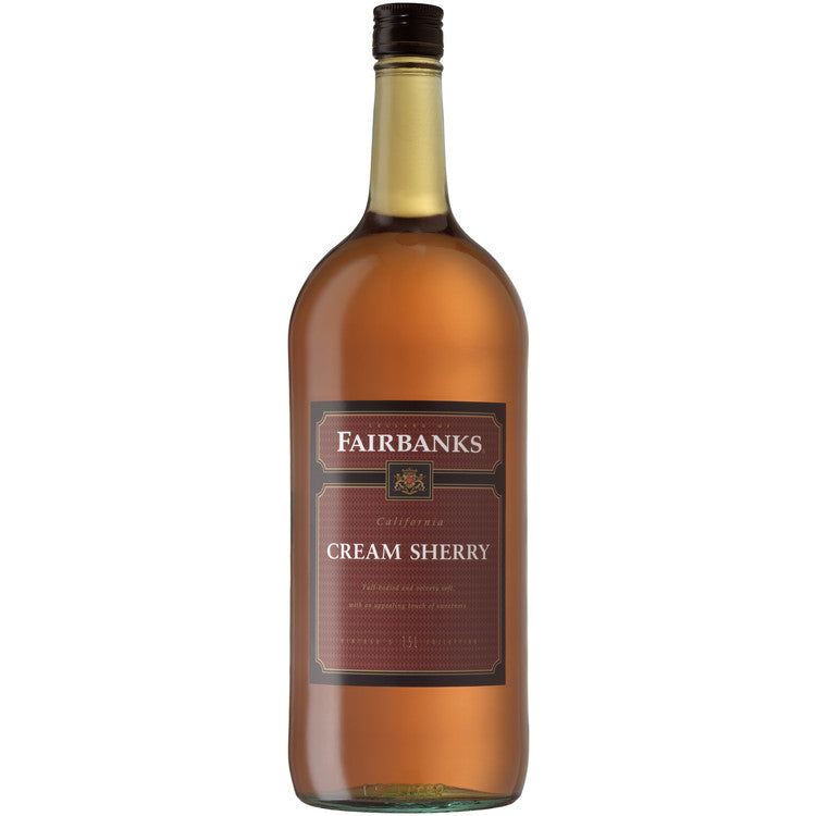 Fairbanks Cream Sherry California - 1.5L - Front