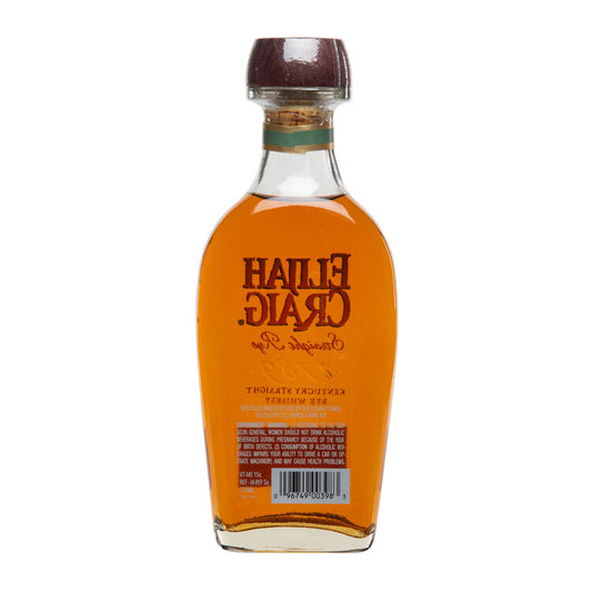 Elijah Craig Straight Rye Whiskey 94 - 375ML - Back