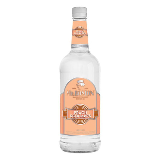 Mr. Boston Peach Schnapps 30 - 1.0L - Front