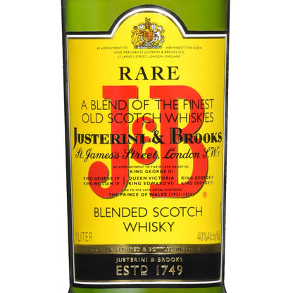 J&B Blended Scotch Rare 80 - 1.0L - Front Label