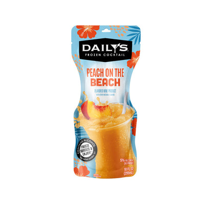 Daily's Peach On The Beach Wine Based Cocktail - 10 Z - Front