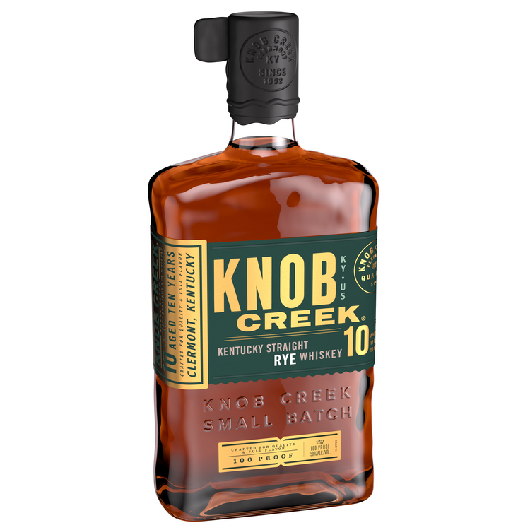 Knob Creek Straight Rye Whiskey Small Batch 10 Yr 100 - 750ML - Front Label