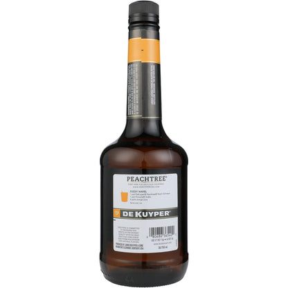 Dekuyper Peach Schnapps Peachtree 30 - 750ML - Back