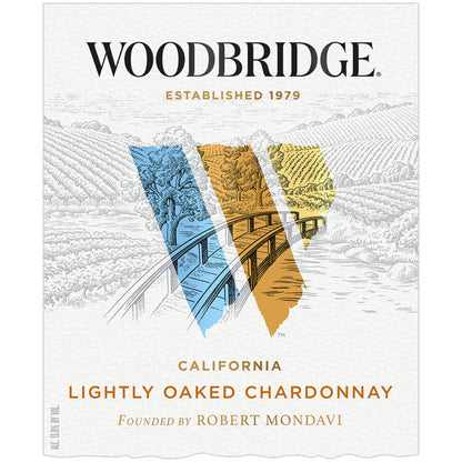 Woodbridge Lightly Oaked Chardonnay California - 1.5L - Front Label