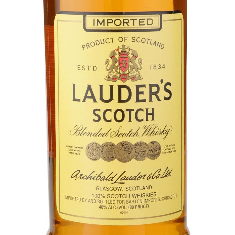 Lauder's Blended Scotch 80 - 1.0L - Front Label